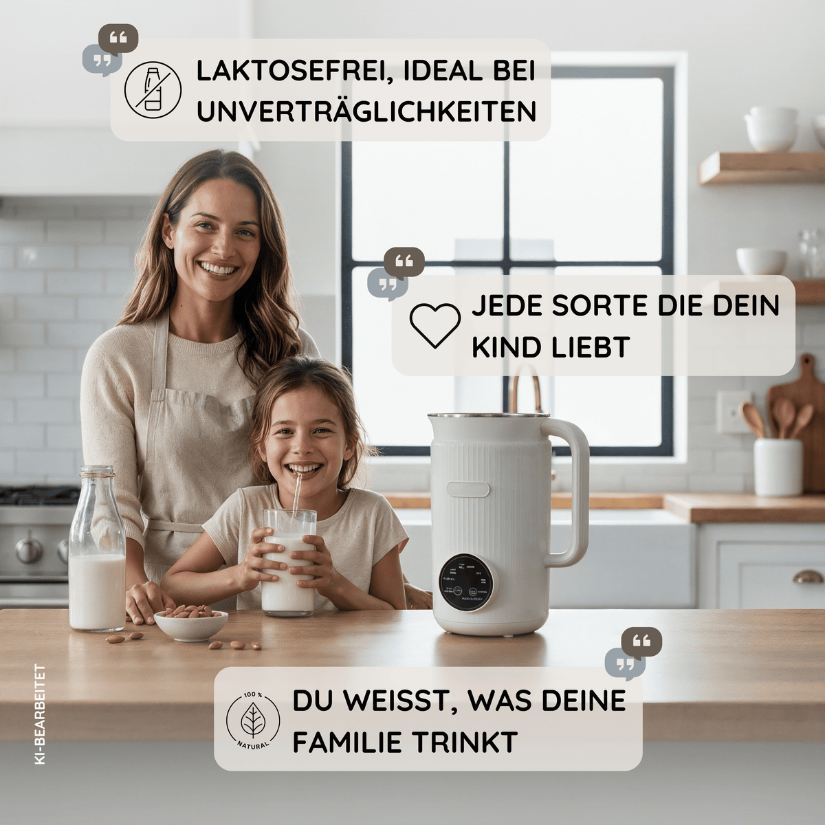 almondkind Pure | Pflanzenmilch- & Smoothie-Mixer